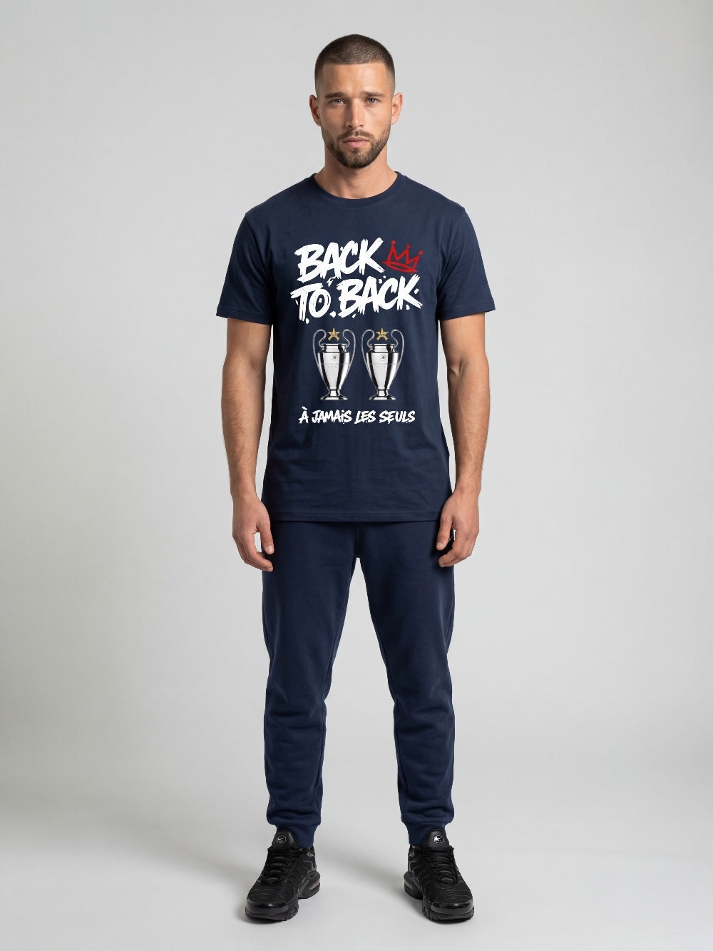 TEE SHIRT BACK 2 BACK A JAMAIS LES SEULS