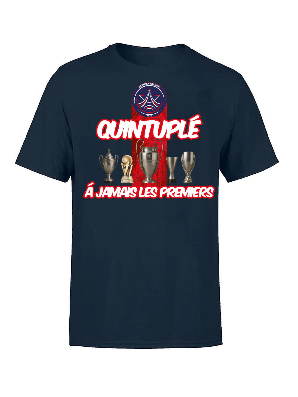 T-SHIRT ENFANT PARISIEN OU RIEN QUINTUPLÉ