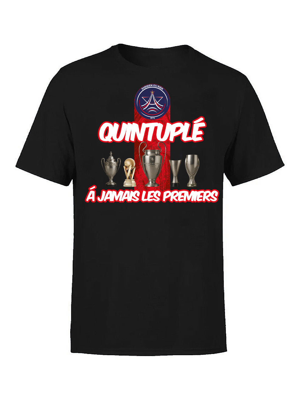 T-SHIRT ENFANT PARISIEN OU RIEN QUINTUPLÉ