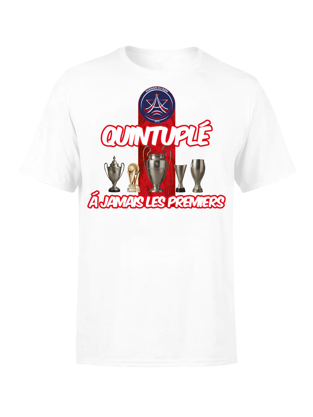 T-SHIRT ENFANT PARISIEN OU RIEN QUINTUPLÉ