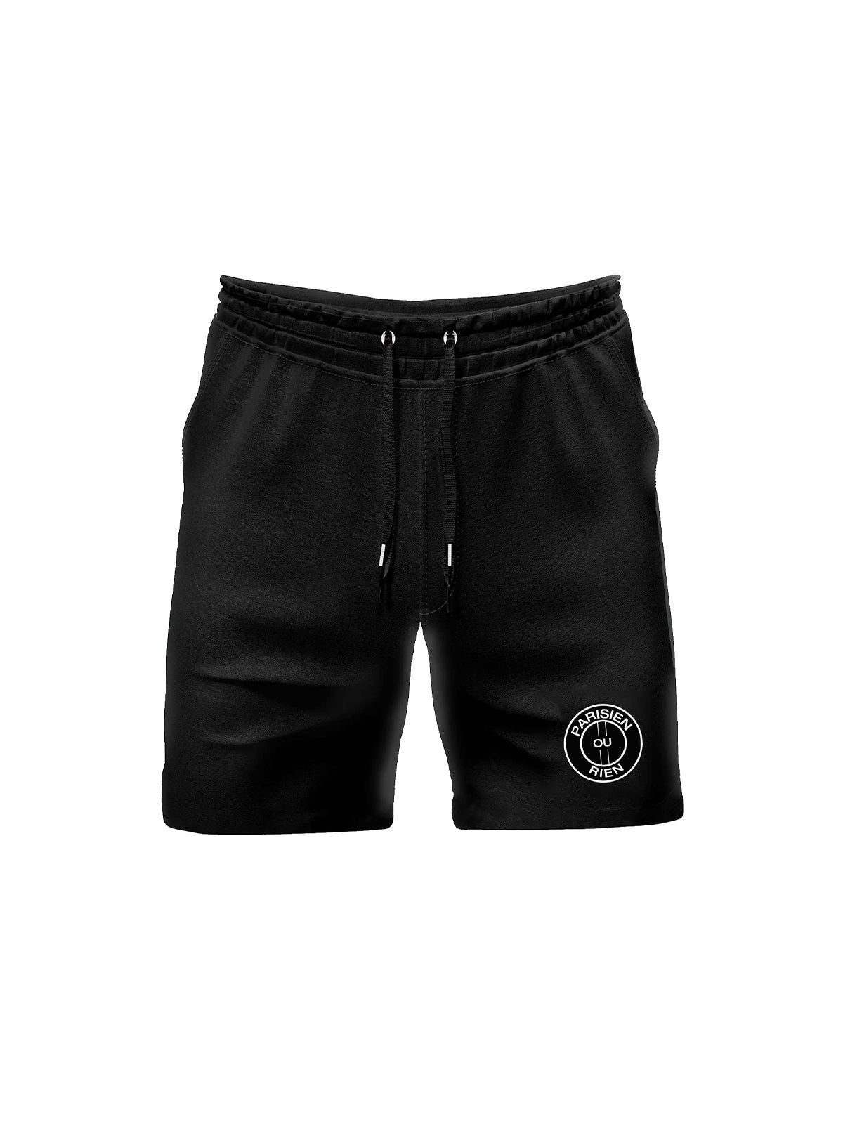 SHORT PARISIEN OU RIEN LOGO NOIR