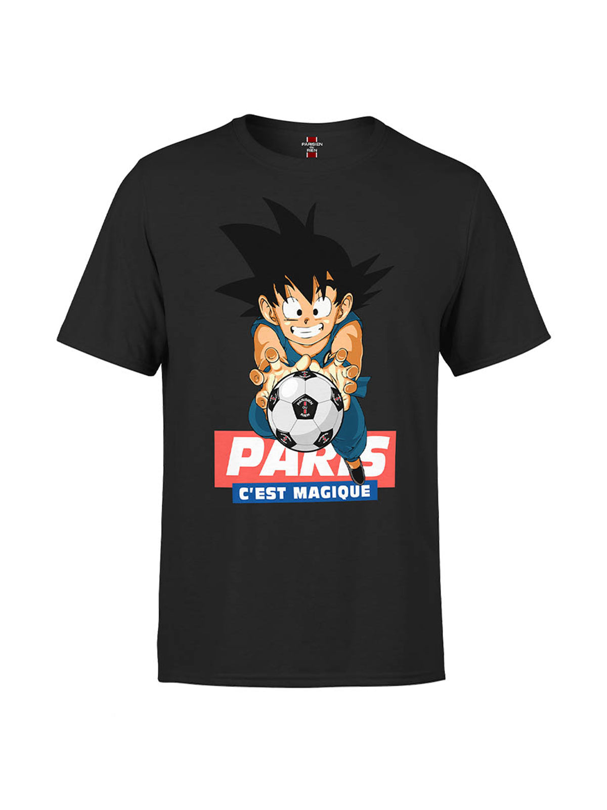 T-SHIRT ENFANT PARISIEN OU RIEN GOKU NOIR