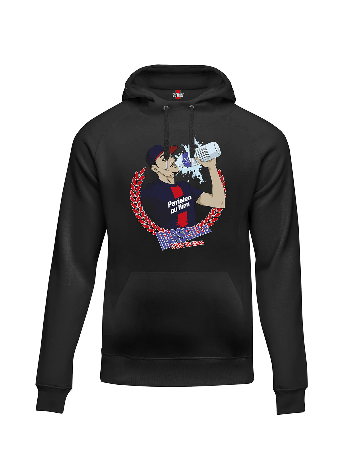 HOODIE PARISIEN OU RIEN MARSEILLE C’EST DE L’EAU