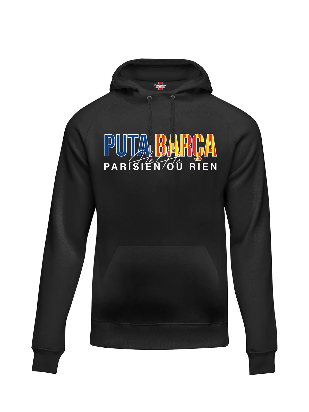 HOODIE PARISIEN OU RIEN ENFANT PUTA BARCA COULEUR CATALAN
