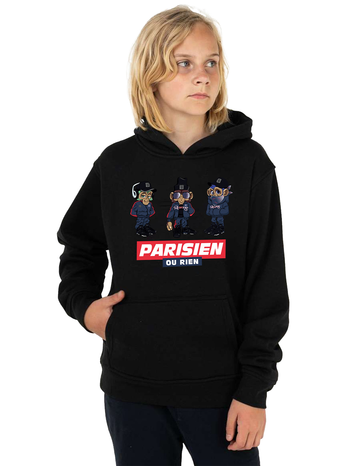 SWEAT À CAPUCHE PARISIEN OU RIEN X REDFILLS ENFANT
