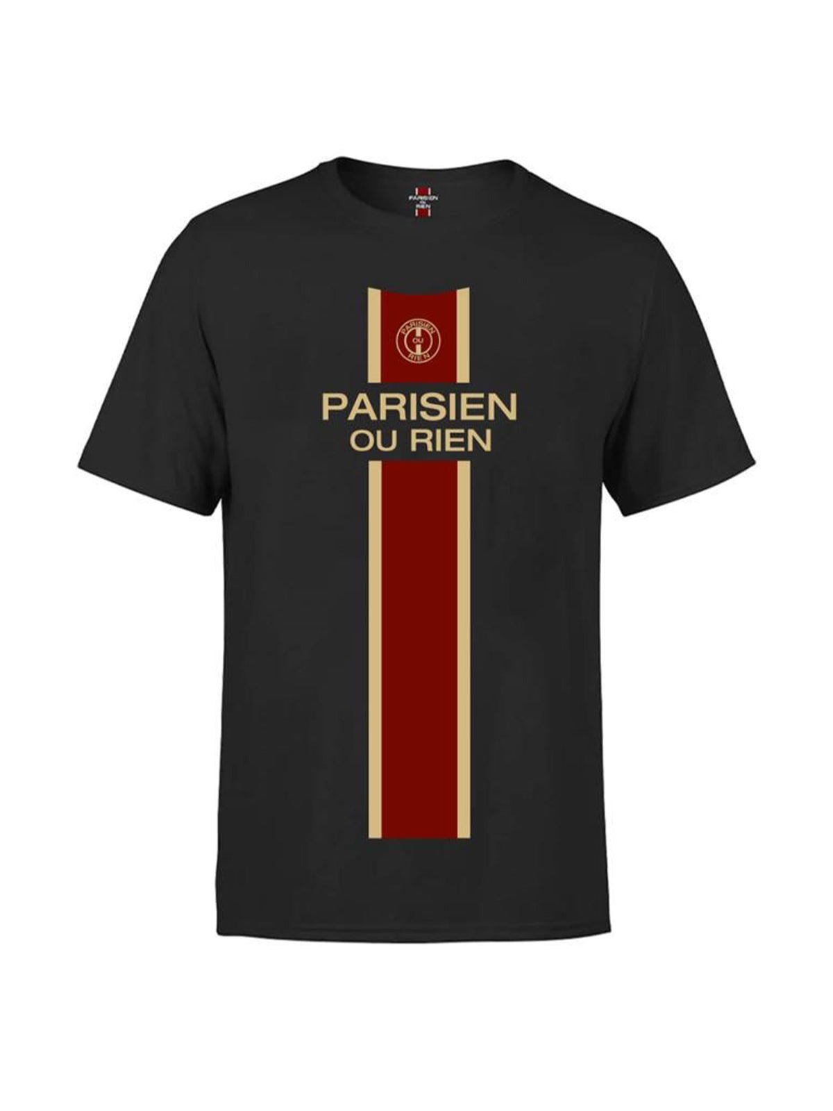 T-SHIRT PARISIEN OU RIEN RED GOLD